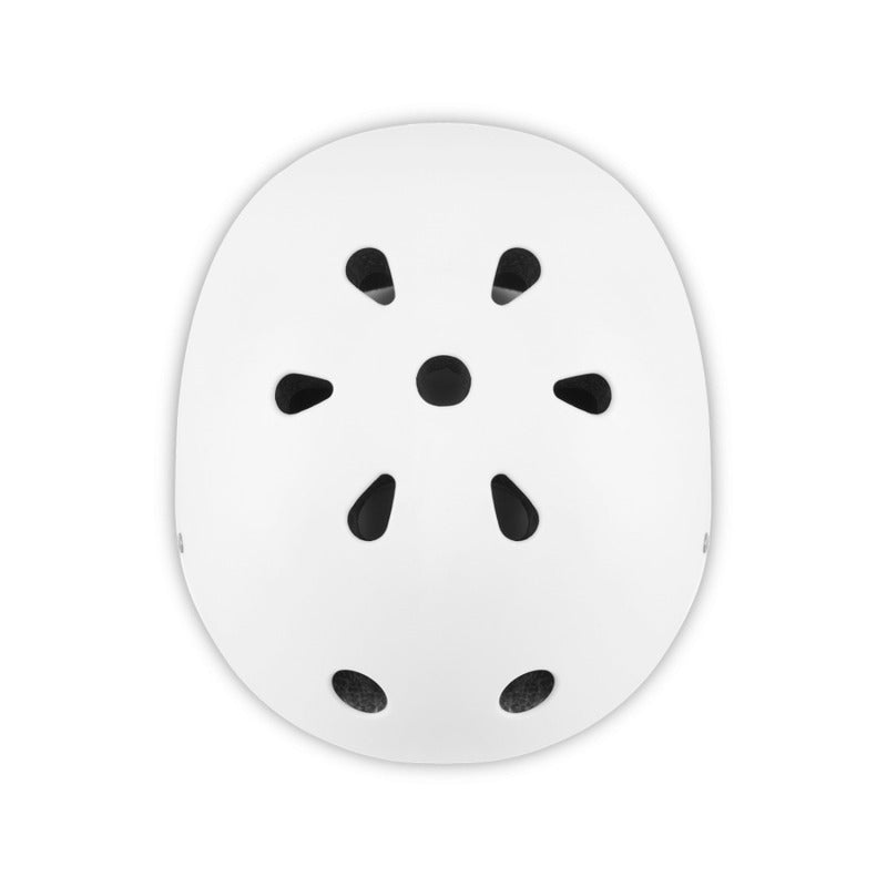 Casca pentru copii, Lionelo, Reglabila 50-56 cm, Din ABS si EPS, Conform cu standardul EN1078, Alb