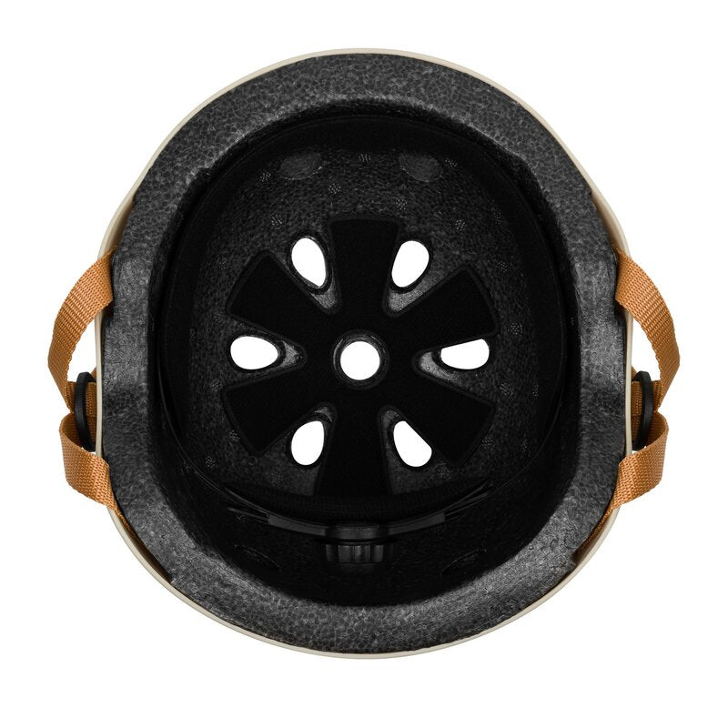 Casca pentru copii, Lionelo, Reglabila 50-56 cm, Din ABS si EPS, Conform cu standardul EN1078, Bej