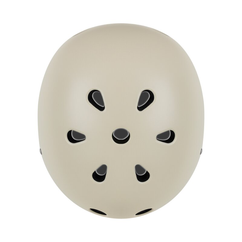 Casca pentru copii, Lionelo, Reglabila 50-56 cm, Din ABS si EPS, Conform cu standardul EN1078, Bej