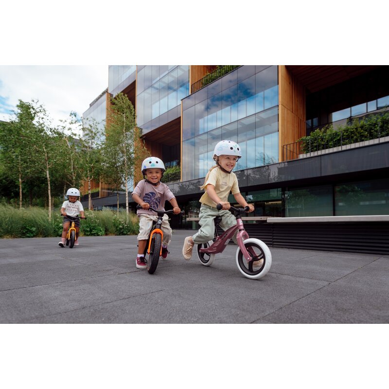 Casca pentru copii, Lionelo, Reglabila 50-56 cm, Din ABS si EPS, Conform cu standardul EN1078, Roz