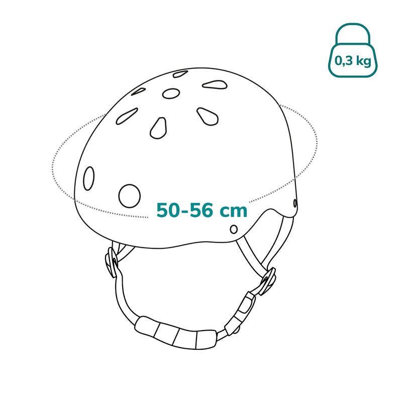 Casca pentru copii, Lionelo, Reglabila 50-56 cm, Din ABS si EPS, Conform cu standardul EN1078, Roz