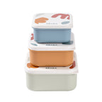Set 3 caserole pentru gustari Beaba Playful 500 / 350 / 230 ml