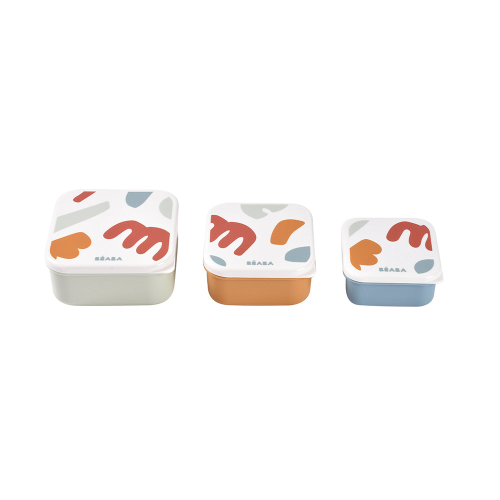 Set 3 caserole pentru gustari  Beaba Playful