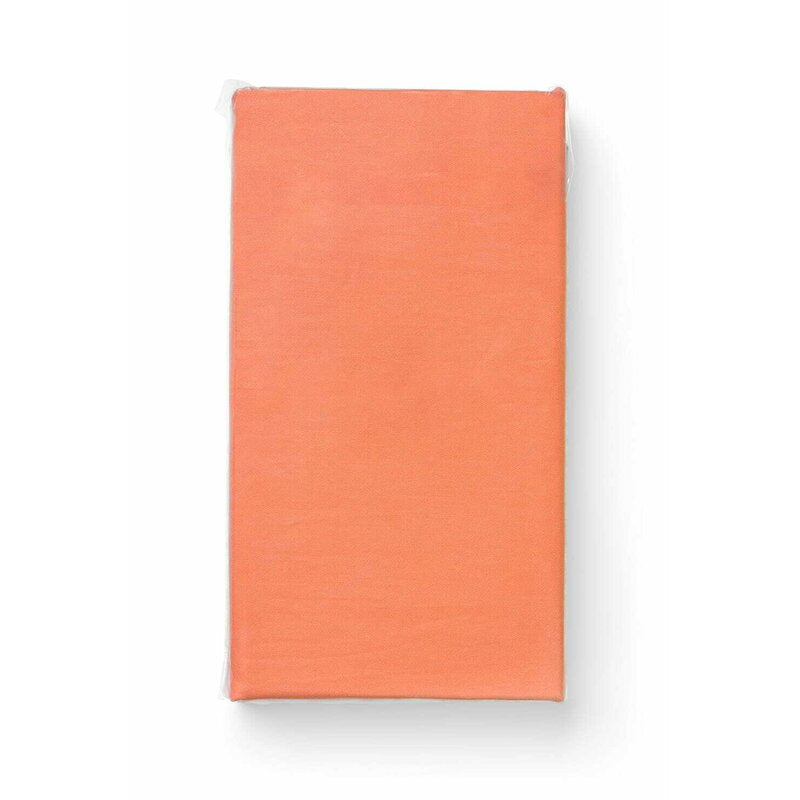 Cearceaf cu elastic Bocioland pentru patut, 120x60 cm, Coral