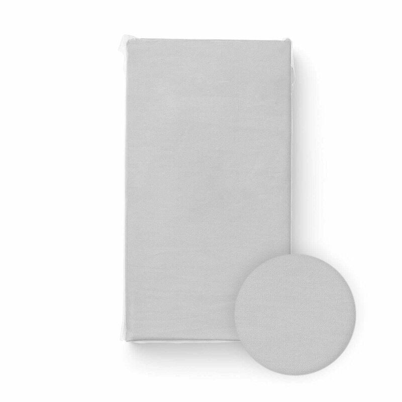 Cearceaf cu elastic Bocioland pentru patut, 120x60 cm, Grey