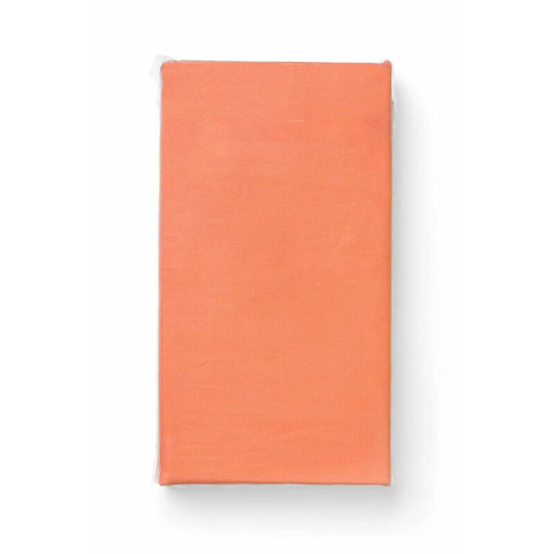 Cearceaf Bocioland Coral - detaliu material bumbac jersey