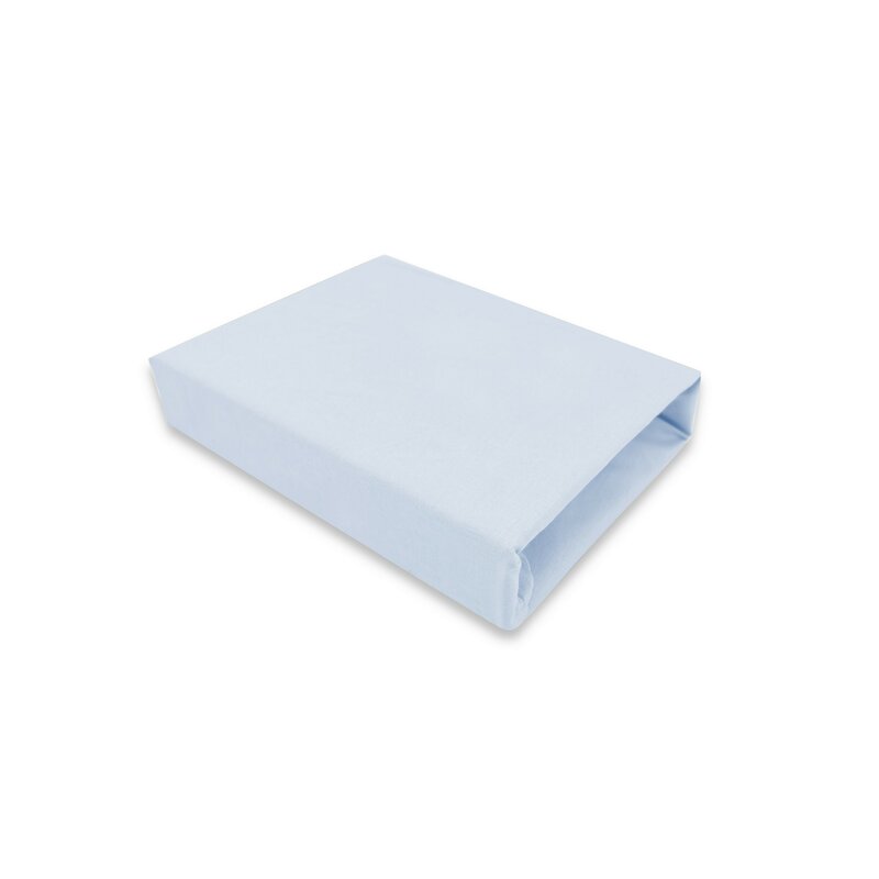 Detaliu Cearșaf cu elastic MimiNu Royal Blue, 80x35cm