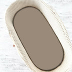 Cearșaf cu elastic MimiNu Royal Mocha, 80x35cm
