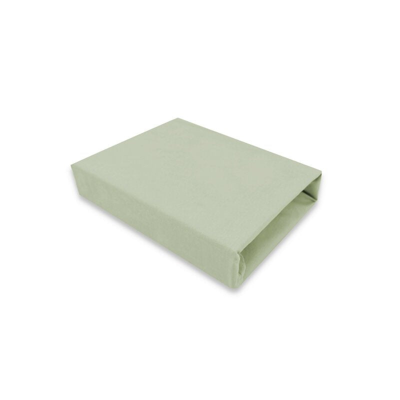 Cearceaf cu elastic, MimiNu, Pentru landou, landou, carucior si cosulet, 80x35 cm, Din Jerseu, Material certificat Oeko Tex Standard 100, Olive