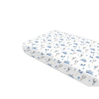 Cearșaf cu elastic MimiNu Blue Plane 160x80 cm