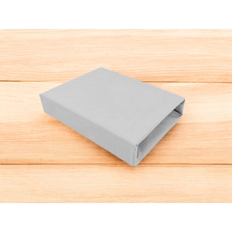 Modelul Royal Grey al cearșafului MimiNu 160x80 cm