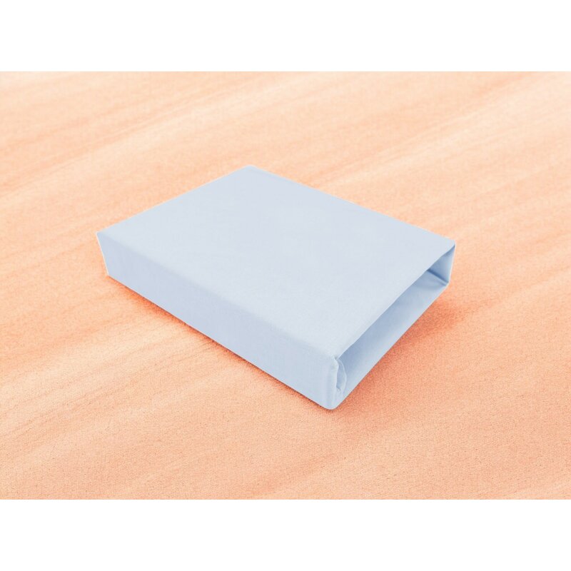 Cearșaf cu elastic MimiNu Royal Blue, 120x60 cm