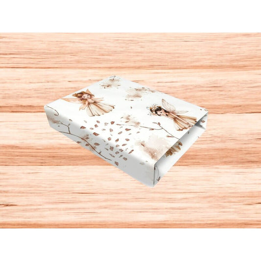 Cearceaf cu elastic, MimiNu, Pentru patut 140X70 cm, Din bumbac certificat Oeko Tex Standard 100, Fairy