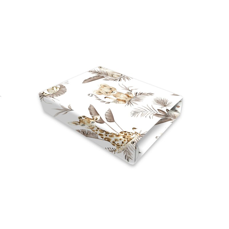 Cearsaf cu elastic MimiNu 83x50 cm Leonie