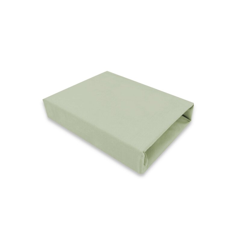 Cearșaf cu elastic MimiNu Olive, 83x50 cm Leonie