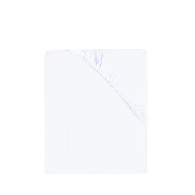 Cearșaf cu elastic MimiNu White, 87x51cm