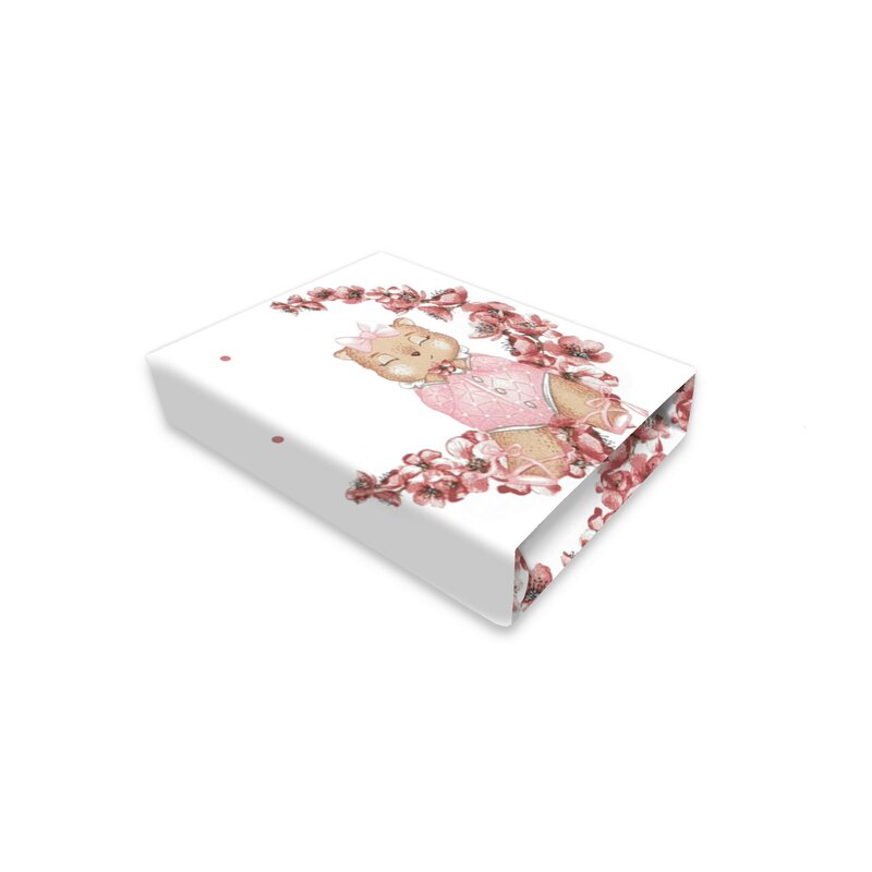 Cearșaf cu elastic MimiNu Betty 90x40 cm