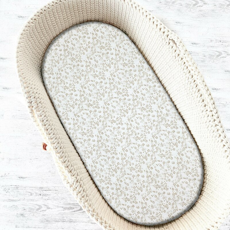 Cearșaf cu elastic MimiNu Premium Meadow 80x35 cm