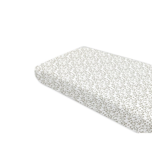 Cearceaf cu elastic, MimiNu, Premium, Pentru pat 160x80 cm, Din bumbac certificat Oeko Tex Standard 100, Meadow