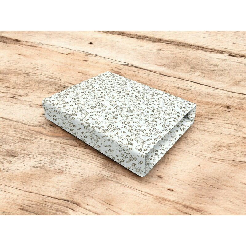 Cearșaf cu elastic MimiNu Premium Meadow, 120x60 cm
