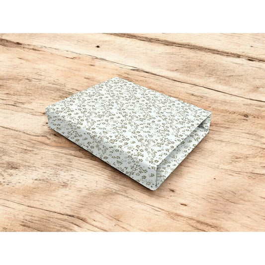 Cearceaf cu elastic, MimiNu, Premium, Pentru patut co-sleeper, Aurora, Dimensiune 76 x 43 cm, Din bumbac certificat Oeko Tex Standard 100, Meadow