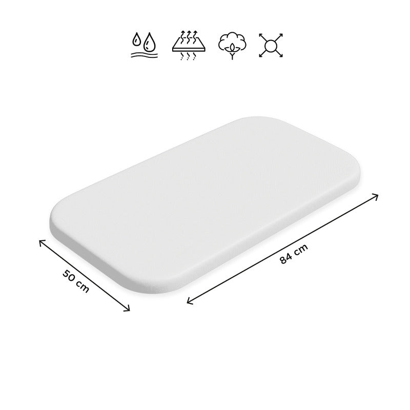 Cearceaf impermeabil Petite&Mars pentru co-sleeper 84x50, imagine 1