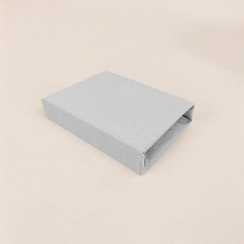 Cearceaf cu elastic Qmini Theo 85x46 cm, Grey – detaliu material