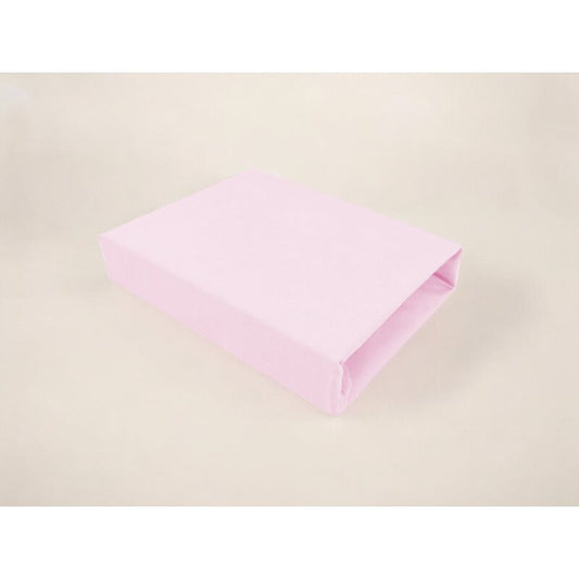 Cearceaf Elastic Qmini Pătuț Leagăn Co-Sleeper 90x40 cm Bumbac Jersey Oeko-Tex Pink