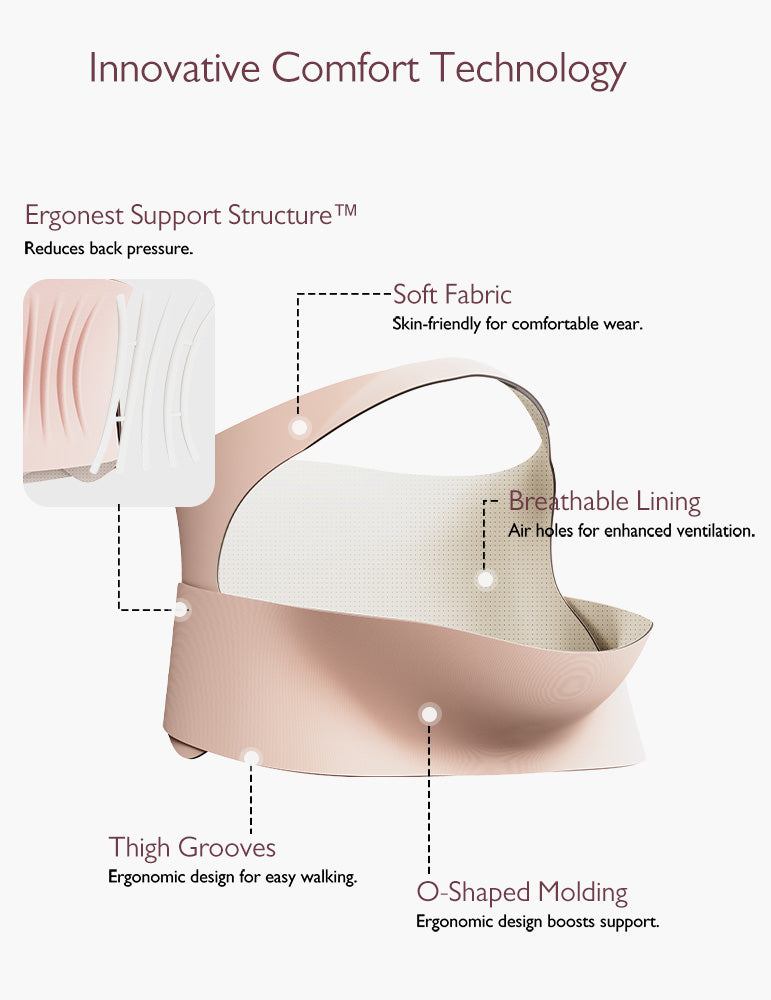 Centura gravide Momcozy pentru sustinerea greutatii abdominale Skin M