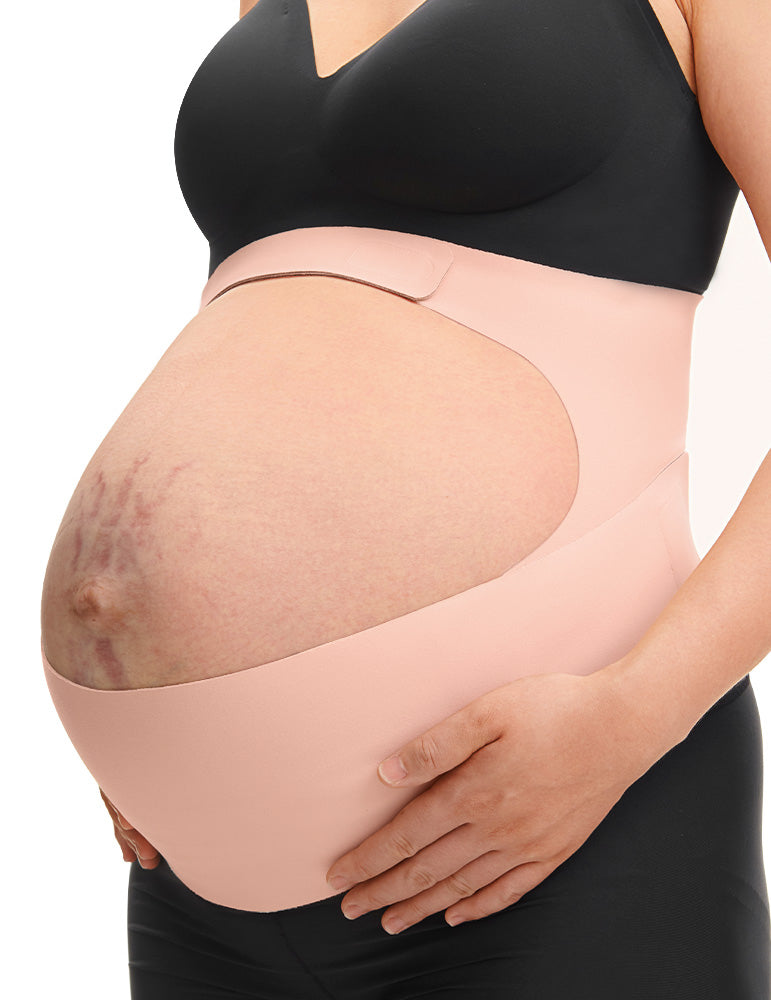 Centura gravide Momcozy pentru sustinerea greutatii abdominale Skin M