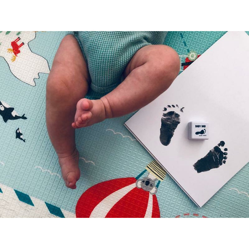Cerneala pentru amprente Petite&Mars Baby Dab Gri