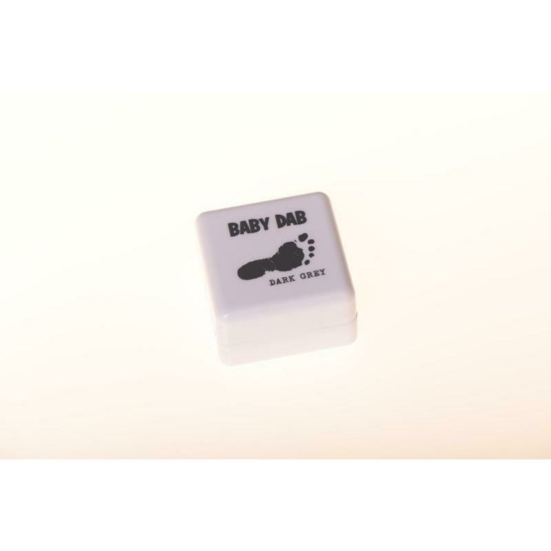 Cerneala pentru amprente mulaj, Petite&Mars, Utilizare multipla, Baby Dab, Unisex, Gri