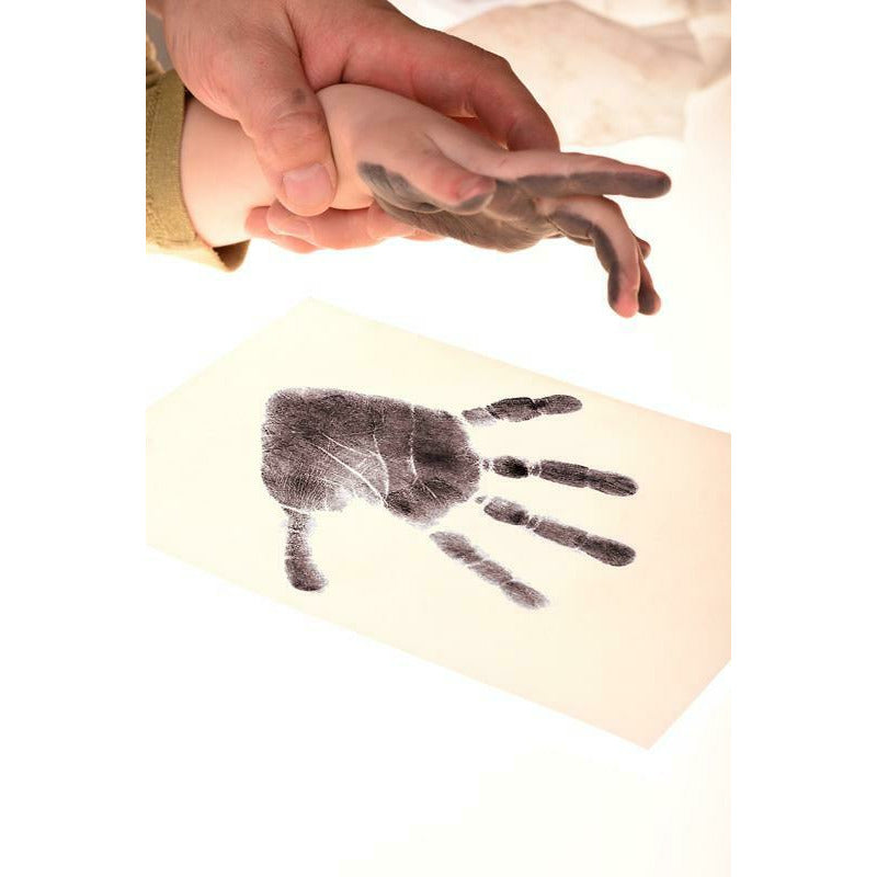 Cerneala pentru amprente mulaj, Petite&Mars, Utilizare multipla, Baby Dab, Unisex, Gri