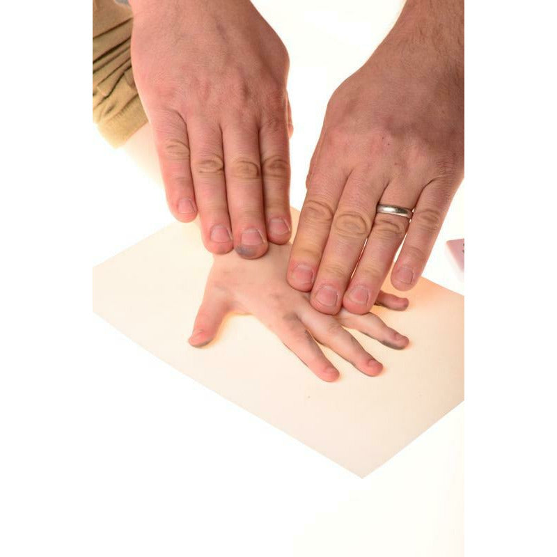 Cerneala pentru amprente mulaj, Petite&Mars, Utilizare multipla, Baby Dab, Unisex, Gri