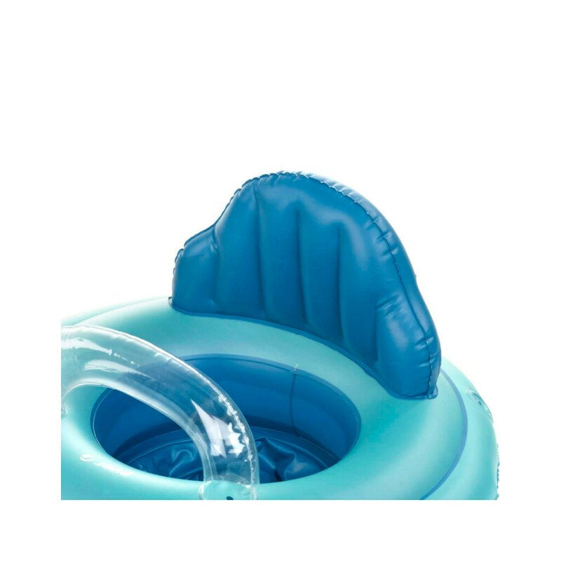 Colac pentru parinte si copil, Jane, Suport reglabil, Spatar confortabil, interactiune fata in fata, De la 6 la 18 Kg, Aquarel Blue