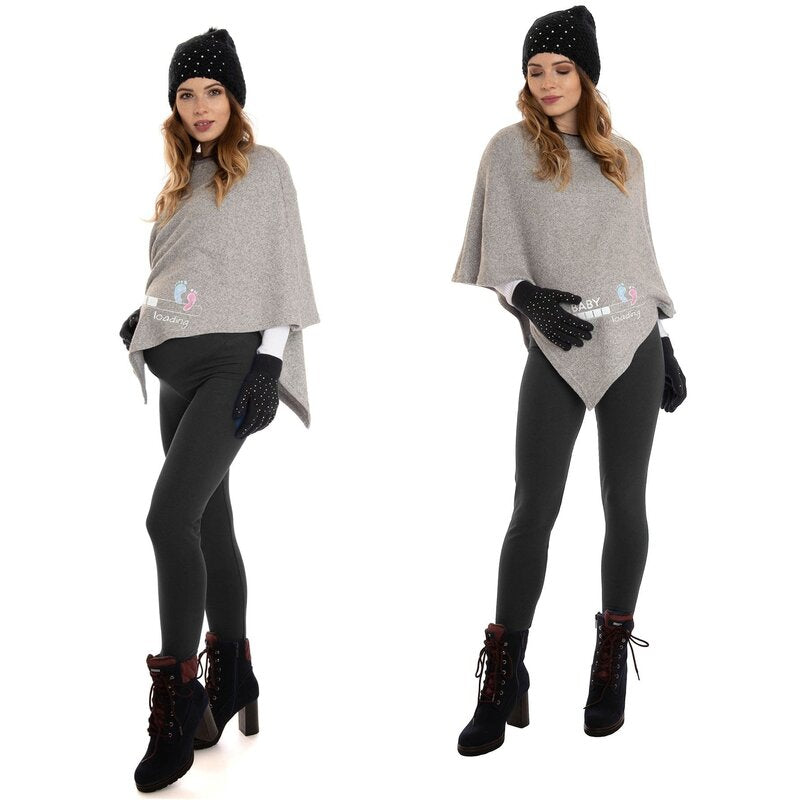 Colanți pentru Gravide MimiNu Talie Înaltă 96% Bumbac Black Măsura S