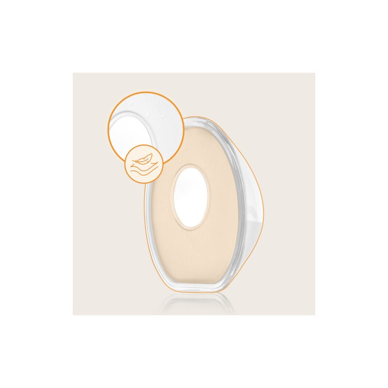 Colectoare san, Lionelo, 2 buc, 60 ml, fara BPA, Ergonomice, Compatibile cu orice sutien, Transparent