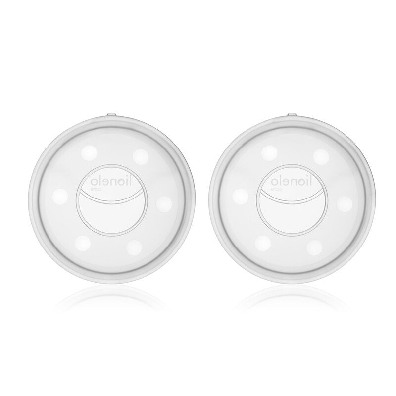 Colector de lapte, Lionelo, Milky, 2 buc, Se potriveste tuturor sutienelor, Cutie depozitare igienica inclusa, Fara bisfenol A, Capacitate 40 ml, Transparent