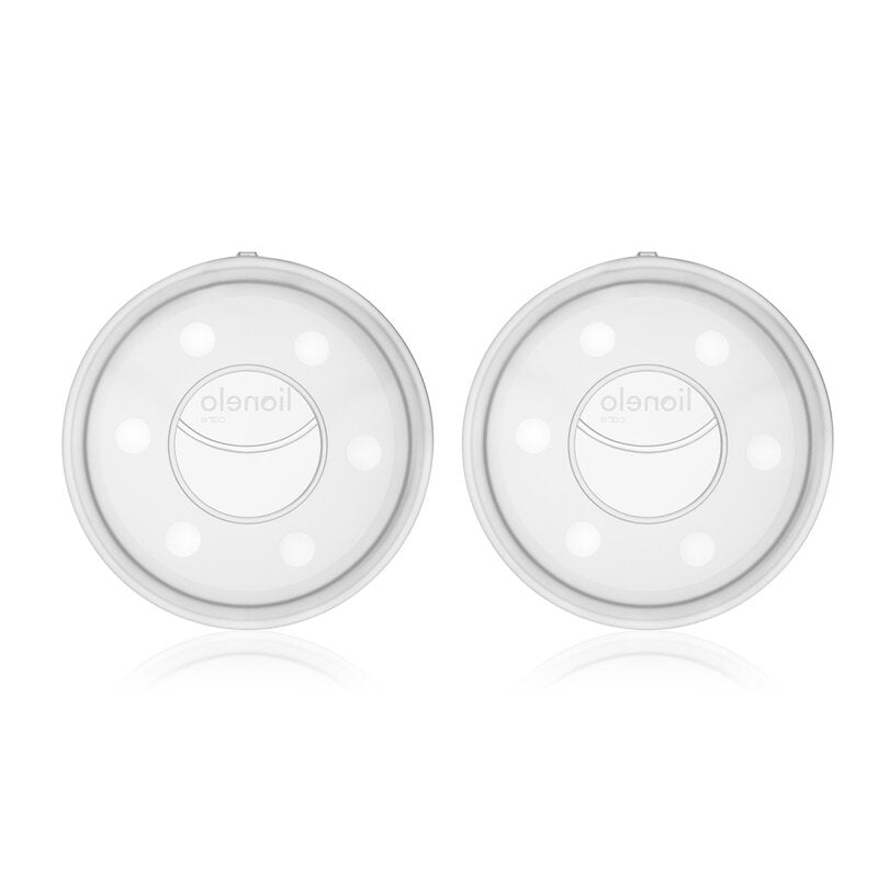 Colector de lapte, Lionelo, Milky, 2 buc, Se potriveste tuturor sutienelor, Cutie depozitare igienica inclusa, Fara bisfenol A, Capacitate 40 ml, Transparent