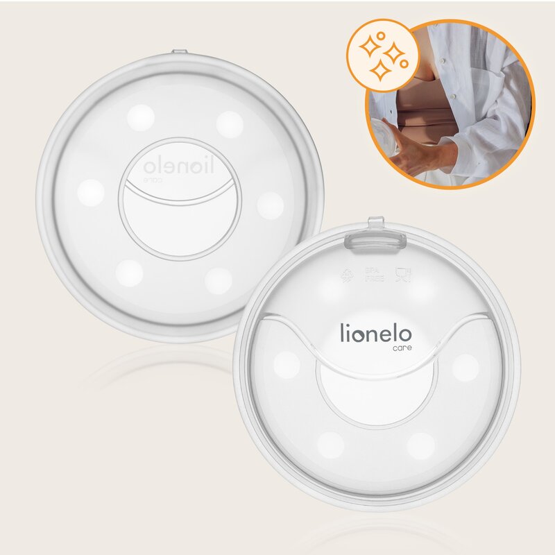 Set 2 colectoare lapte Lionelo Milky Plus Transparent – imagine produs 26