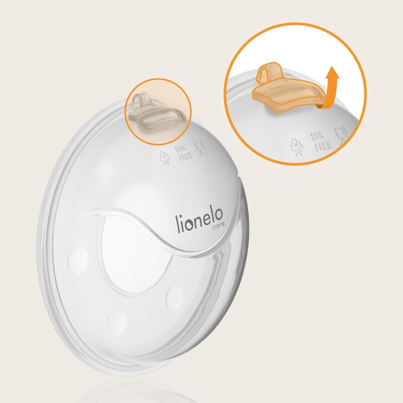 Set 2 colectoare lapte Lionelo Milky Plus Transparent – imagine produs 30
