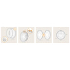Set 2 colectoare lapte Lionelo Milky Plus Transparent – imagine produs 32