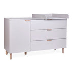 Comoda Childhome Clay cu Masa de Infasat Detasabila 137x75x93 cm