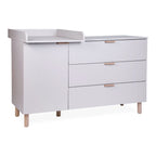 Comoda Childhome Clay cu Masa de Infasat Detasabila 137x75x93 cm