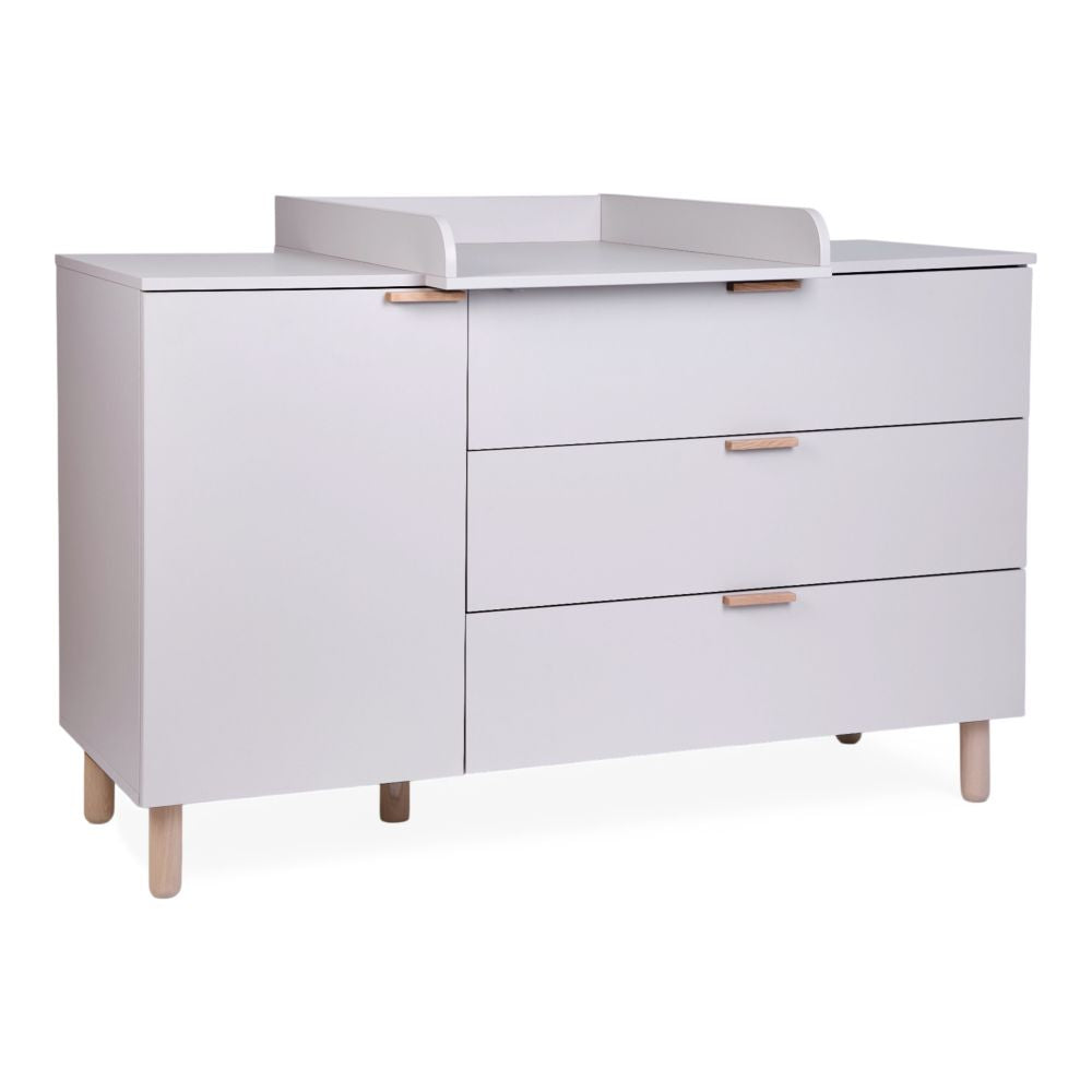 Comoda Childhome Clay cu Masa de Infasat Detasabila 137x75x93 cm