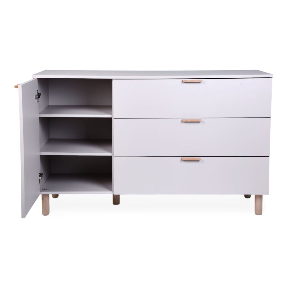 Comoda Childhome Clay cu Masa de Infasat Detasabila 137x75x93 cm