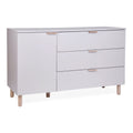 Comoda Childhome Clay cu Masa de Infasat Detasabila 137x75x93 cm