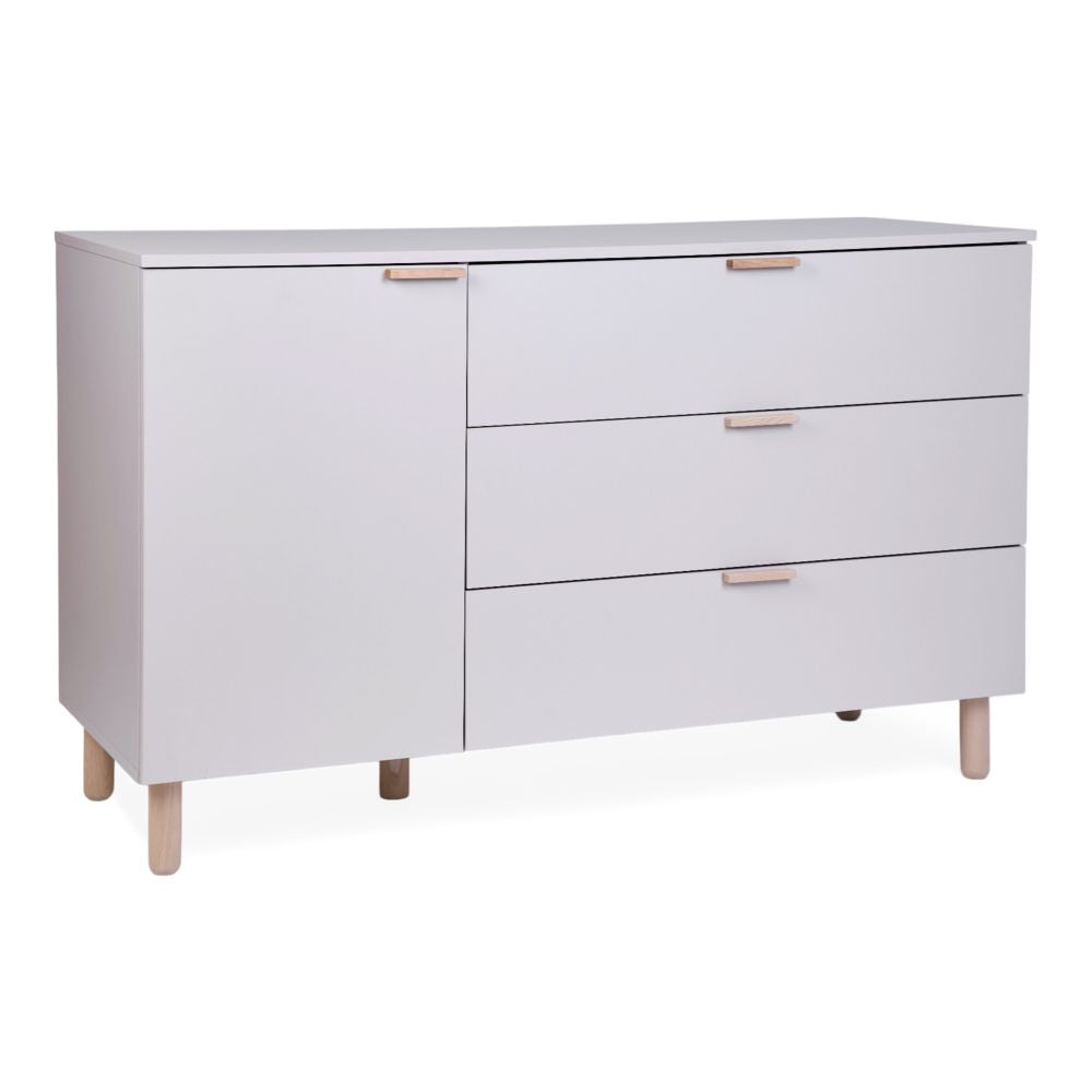 Comoda Childhome Clay cu Masa de Infasat Detasabila 137x75x93 cm