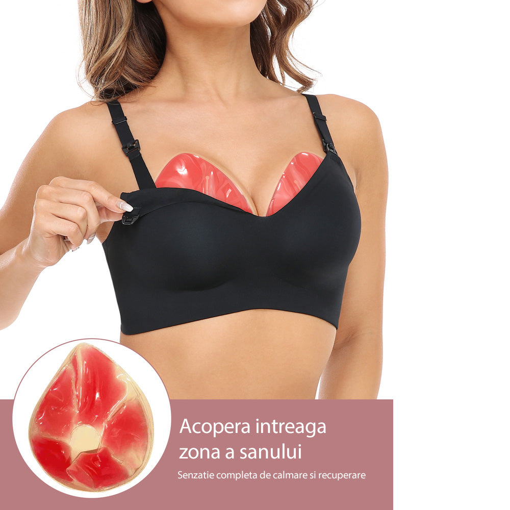 Comprese Perne pentru Sân Momcozy Reutilizabile Cald și Rece - Confort în Alăptare