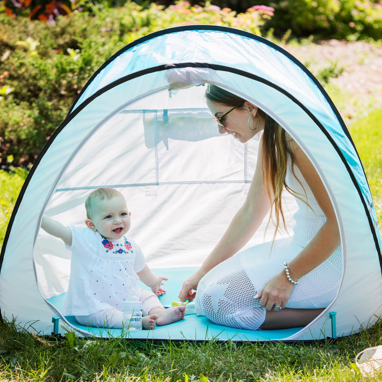 Cort de Joacă UV & Anti-Țânțari bblüv Sunkito – Protecție Solară SPF 50+ & Sistem Pop-Up | Ideal pentru Plajă și Grădină